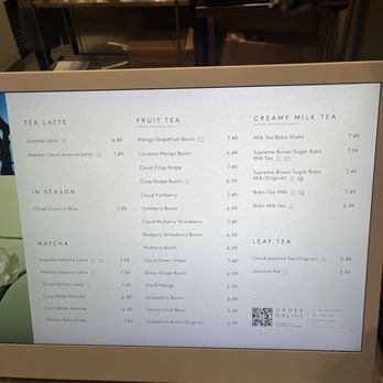 Heytea - menu - Bubble Tea Near Me - Irvine, California
