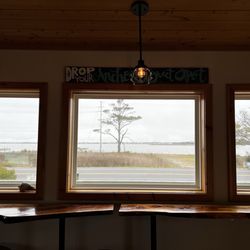 Higher Grounds Coffee & Ice Cream - The views are great even on a gloomy day