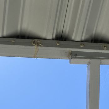 Quality Mobile Home Services - Sloppy caulking in the carport. - General Contractors Near Me - Lake Elsinore, California Quality Mobile Home Services - Sloppy caulking in the carport. - General Contractors Near Me - Lake Elsinore, California