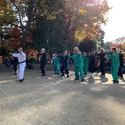 Genjikai Karate & Tai Chi - Performing Tai Chi at the Japanese Garden Maple Festival at the Fort Worth Botanic Garden, 2019