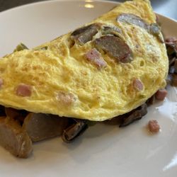 The Sagamore Room - Do not skip the omelette station. It is so good!