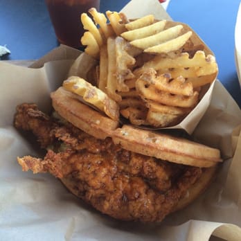 Bruxie - Buttermilk chicken and waffles - Sandwiches Near Me - Orange, California