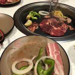 Hi Pot - Our first time at a Korean BBQ restaurant.