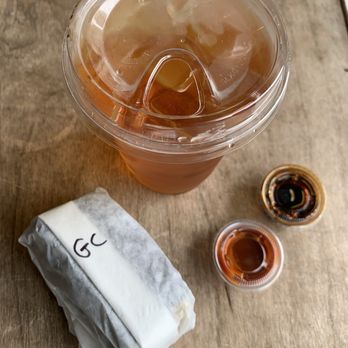 Avenues San Francisco - Garlic shoyu chicken musubi and an iced tea - Coffee & Tea Near Me - San Francisco, California Avenues San Francisco - Garlic shoyu chicken musubi and an iced tea - Coffee & Tea Near Me - San Francisco, California