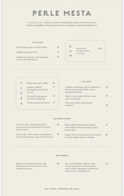 Menu photo 5 Perle Mesta Oklahoma City, OK Menu photo 5 Perle Mesta Oklahoma City, OK