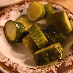 Cucumber pickles. Cucumber pickles.