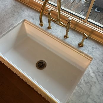 Josh Mintz Plumbing - Every attention to detail was given, our customer is enjoying the new faucet with this farm house sink. - Plumbing Near Me Josh Mintz Plumbing - Every attention to detail was given, our customer is enjoying the new faucet with this farm house sink. - Plumbing Near Me
