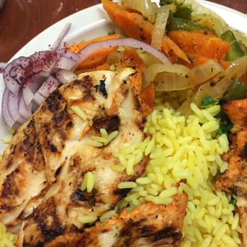Jerusalem Cafe - Chicken tender with rice and veggie - Middle Eastern Near Me - Lombard, Illinois Jerusalem Cafe - Chicken tender with rice and veggie - Middle Eastern Near Me - Lombard, Illinois