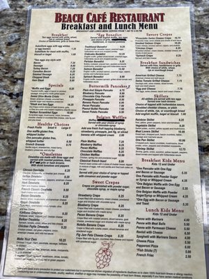 Menu photo 4 Beach Cafe Myrtle Beach, SC Menu photo 4 Beach Cafe Myrtle Beach, SC