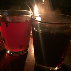 Grzane wino i wisnioweczka na goraco :)