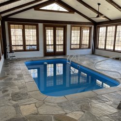 APG Pools - Indoor vinyl lined pool