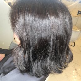 Milbon smoothing treatment and haircut Milbon smoothing treatment and haircut