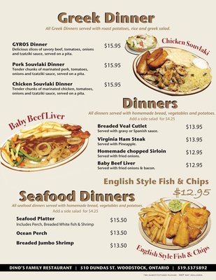 Menu photo 6 Dino's Dining Lounge Woodstock, ON Menu photo 6 Dino's Dining Lounge Woodstock, ON