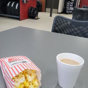 Les Schwab Tire Center - Complimentary coffee and popcorn. - Tires Near Me - Arlington, Washington Les Schwab Tire Center - Complimentary coffee and popcorn. - Tires Near Me - Arlington, Washington