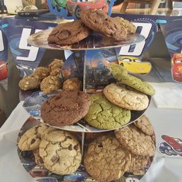 a stack of cookies a stack of cookies