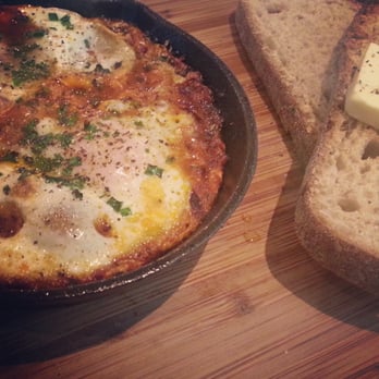 Posto No. 19 - Baked eggs.  Extremely tasty but also extremely oily - Restaurants Near Me - Rushcutters Bay, NSW