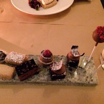 Katz Orange - Petit four dessert. Changes daily. The lollies on the right had ice cream inside. - Bars Near Me - Berlin, BE