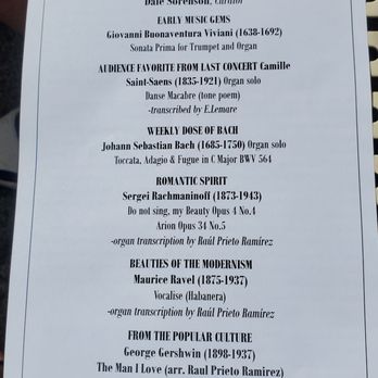 Spreckels Organ Pavilion - Program for free Sunday concert - Music Venues Near Me - San Diego, California Spreckels Organ Pavilion - Program for free Sunday concert - Music Venues Near Me - San Diego, California