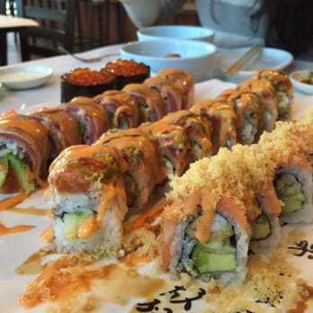 Hakuya Sushi - Seared tuna, fat chuck, and some salmon roll (my fav). Delicious! - Sushi Bars Near Me - Buffalo Grove, Illinois Hakuya Sushi - Seared tuna, fat chuck, and some salmon roll (my fav). Delicious! - Sushi Bars Near Me - Buffalo Grove, Illinois