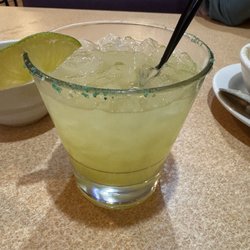 Baja Margarita with a hint of banana and o.j.......tasty!