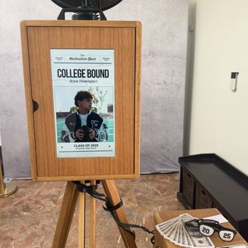 Social Proof Photo Booth - Custom template with our sons football picture - Photo Booth Rentals Near Me Social Proof Photo Booth - Custom template with our sons football picture - Photo Booth Rentals Near Me