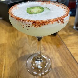 Caam's - Spicy Greentini mocktail