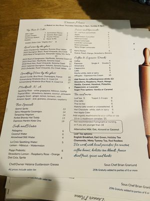 Menu photo 1 Baked on the River Guerneville, CA