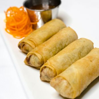Maprow Thai - Spring Rolls (vegetarian)- crispy and comes with a sweet & sour sauce like no other! - Thai Near Me - Crofton, Maryland