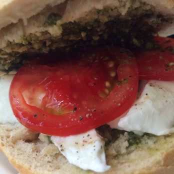 JWO Lekkernijen - Tomato mozzarella pesto sandwich - Do-It-Yourself Food Near Me - Amsterdam, New Hampshire JWO Lekkernijen - Tomato mozzarella pesto sandwich - Do-It-Yourself Food Near Me - Amsterdam, New Hampshire