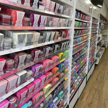 Premier Nail Supply - Shelves of polishes - Cosmetics & Beauty Supply Near Me - Murrieta, California