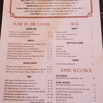 The George - Menu - New American Near Me - Seattle, Washington The George - Menu - New American Near Me - Seattle, Washington