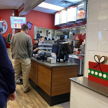 Wendy's - customers in a fast food restaurant - Fast Food Near Me - Dalton, Georgia