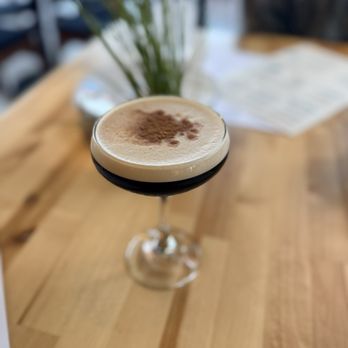 d'Alba - Espresso martini - New American Near Me - Magnolia, Texas