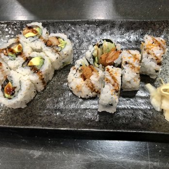 iRestaurant - Eel avocado roll ($4.75) and shrimp tempura roll ($4.25) - Asian Fusion Near Me - Brooklyn, New York