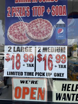 Double Play Pizza by null