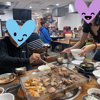 Han Joo Chik Naeng Myun & BBQ - Saeng Sam Gyup Sal (thick cut pork belly) - Korean Near Me - Flushing, New York