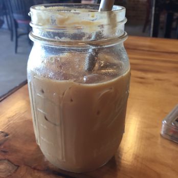 Belltower Coffeehouse & Studio - Iced La Luna. I loved that their drinks that are ordered for dine-in come with metal straws and in a mason jar. - Coffee & Tea Near Me - Memphis, Tennessee Belltower Coffeehouse & Studio - Iced La Luna. I loved that their drinks that are ordered for dine-in come with metal straws and in a mason jar. - Coffee & Tea Near Me - Memphis, Tennessee