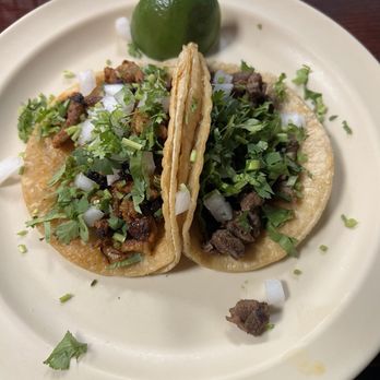 El Molcajete - Al pastor taquito and steak taquito - Mexican Near Me - Joliet, Illinois