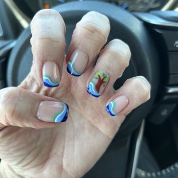Five Star Nails & Spa - Special request. After just showing a photo of what I wanted, she nailed it perfectly. - Nail Salons Near Me - Sacramento, California