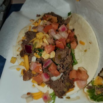 Dave & Buster's Oklahoma City - Beef taco with pico added - American Near Me - Oklahoma City, Oklahoma Dave & Buster's Oklahoma City - Beef taco with pico added - American Near Me - Oklahoma City, Oklahoma