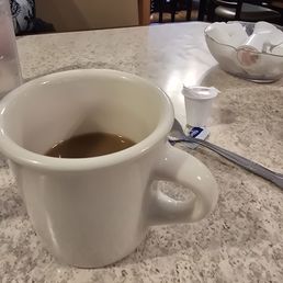 Coffee is mid.