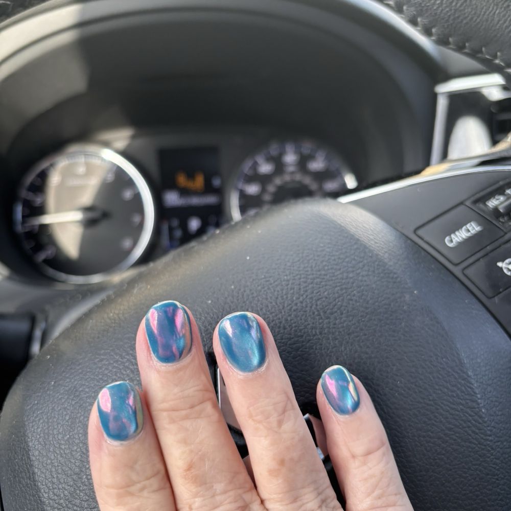 Ruby Nails - Chrome cat eye!! Unicorn - Nail Salons Near Me - Blue Springs, Missouri Ruby Nails - Chrome cat eye!! Unicorn - Nail Salons Near Me - Blue Springs, Missouri