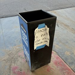 Grease Monkey - Why shouldn't we use them as trash cans? They certainly aren't used for towels!