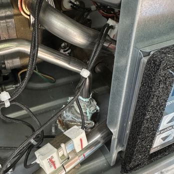 Blue Sky Plumbing - Failing seal in my Rinnai tankless heater - Plumbing Near Me Blue Sky Plumbing - Failing seal in my Rinnai tankless heater - Plumbing Near Me