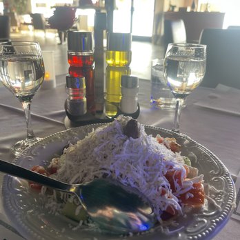 Balkan Bar and Grill - Shopska Salad to go with our Rakia! - Bulgarian Near Me - Las Vegas, Nevada