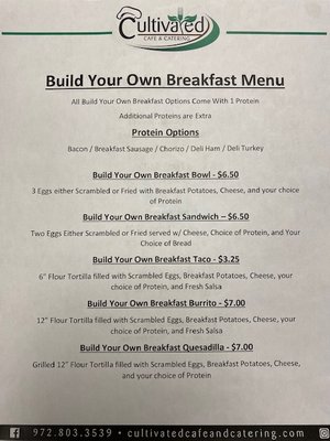 Menu photo 1 Cultivated Cafe & Catering Dallas, TX