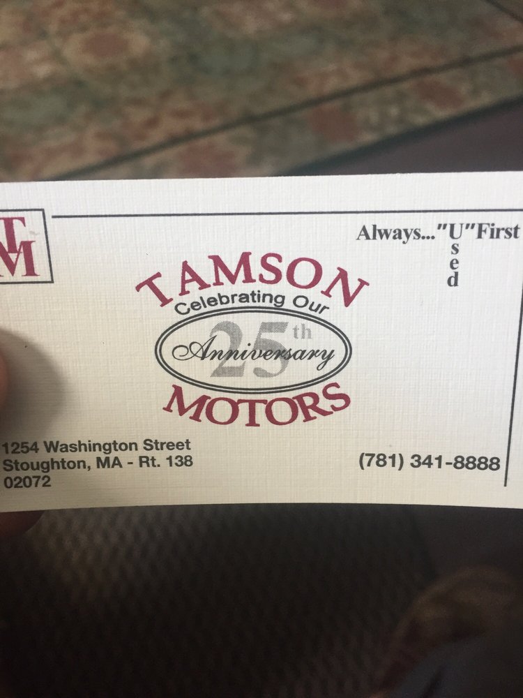 TAMSON MOTORS Updated October 2024 1254 Washington St, Stoughton