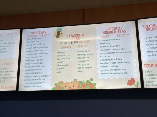Menu photo 7 CHA 101 Santa Maria, CA