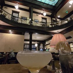 Palm Court - Bees Knees cocktail with a view