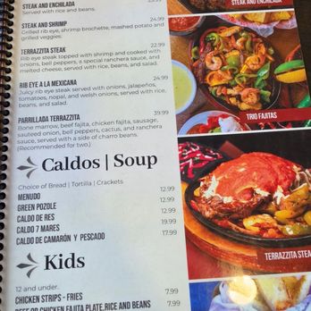 Terrazzita - Menu - Mexican Near Me - Midland, Texas Terrazzita - Menu - Mexican Near Me - Midland, Texas